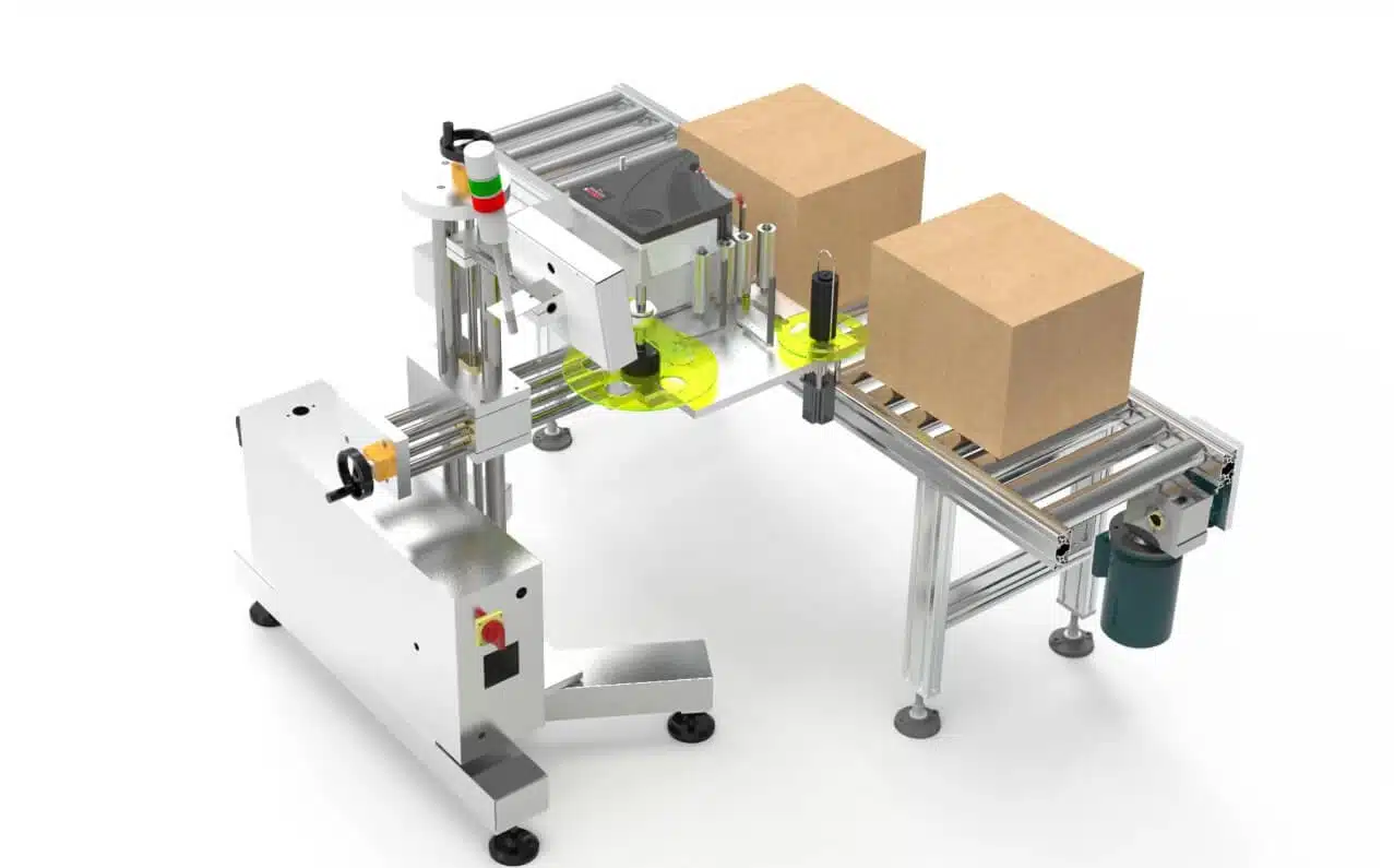 Máy dán nhãn mã vạch tự động