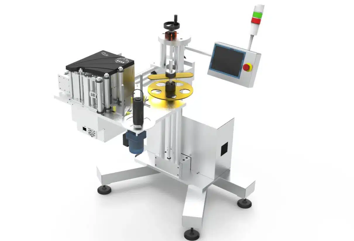 Máy dán nhãn mã vạch tự động