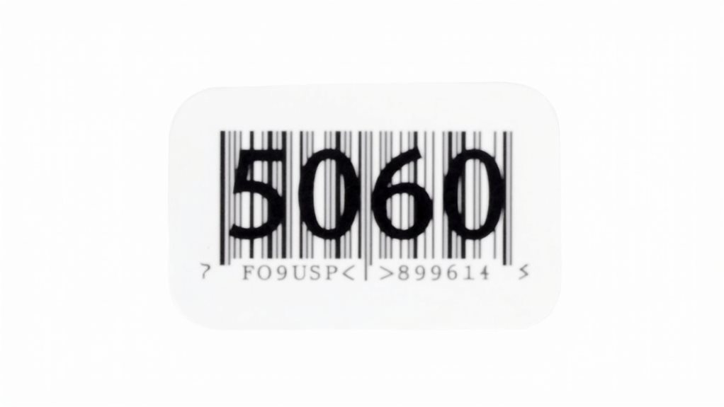 barcode 5060 national origin query